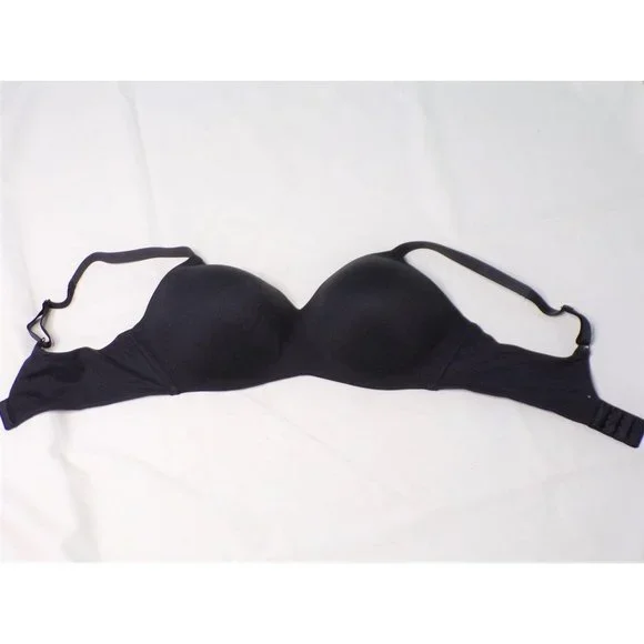 WACOAL How Perfect Seamless Soft Cup Wireless Bra Black 38D - Picture 4 of 8